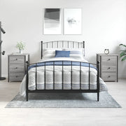 vidaXL Comodini 2 pz Grigio Sonoma 40x36x60 cm in Legno Multistrato