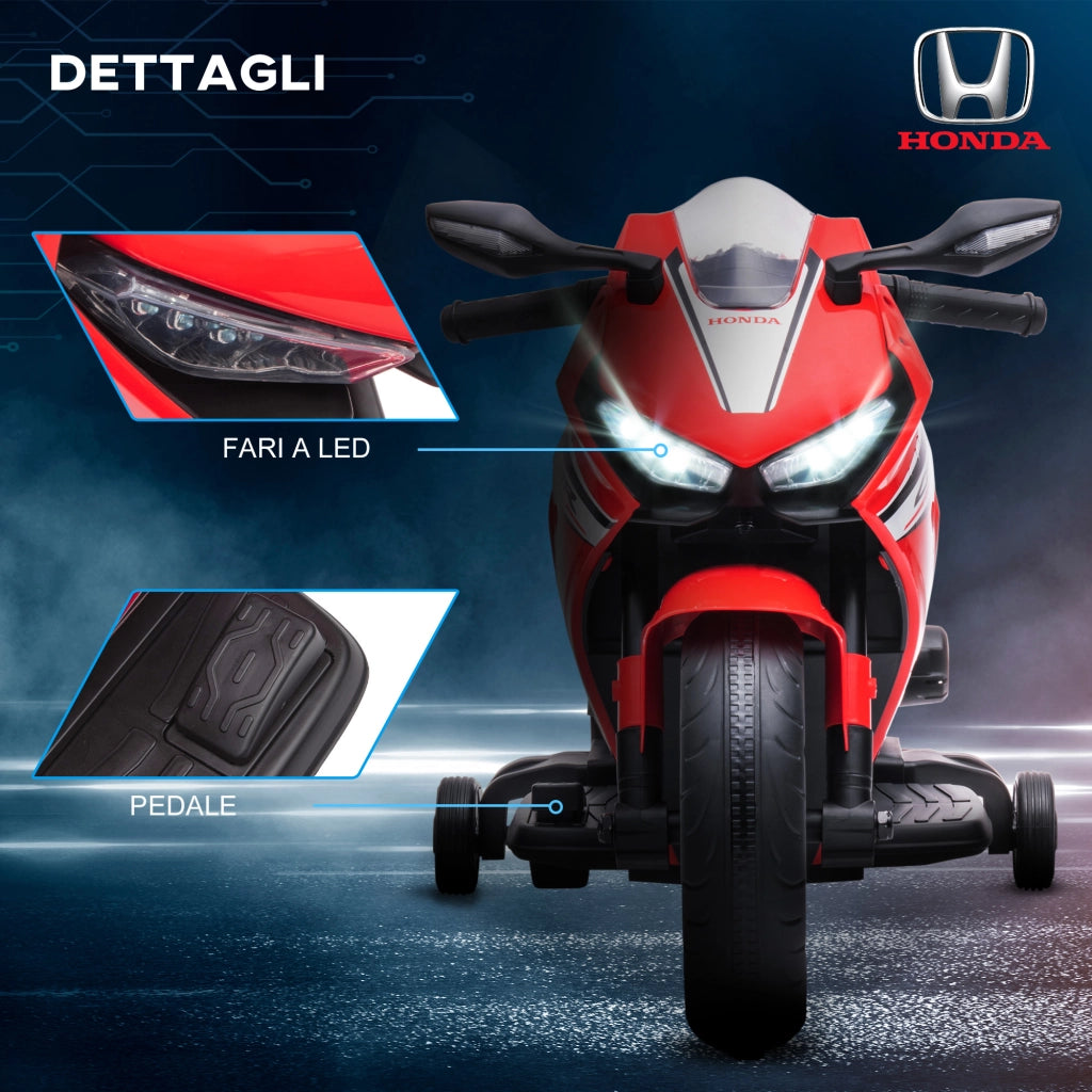 Moto elettrica bambini ¨C zephmum ¨C 6V, 3km/h, rosso