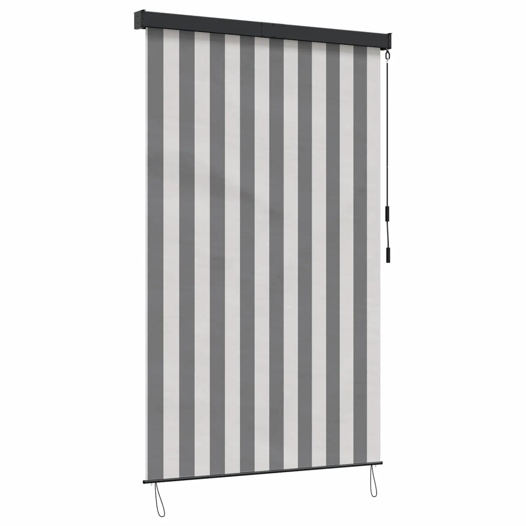 Tenda a rullo Antracite e Bianco 120 x 250 cm 42037185
