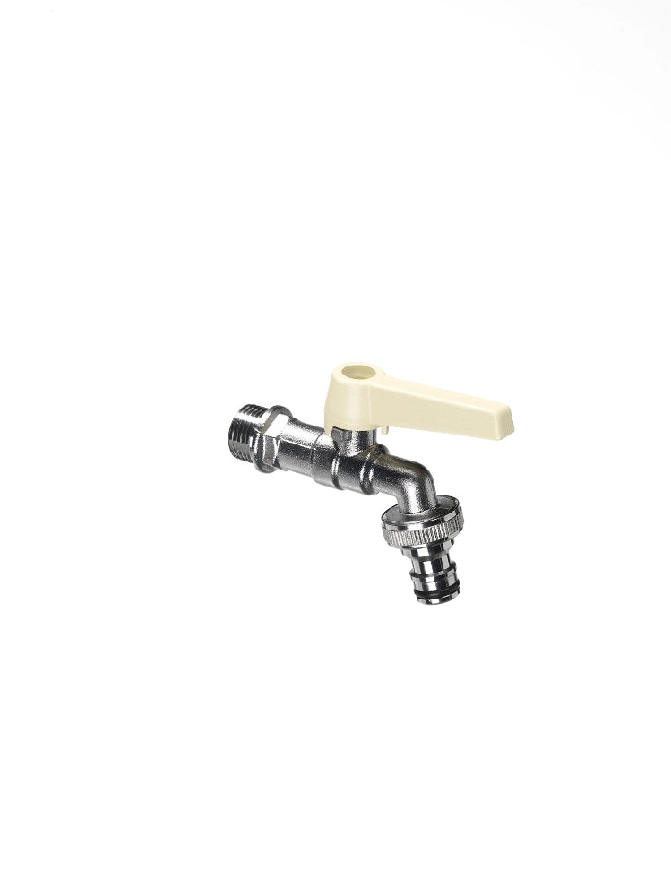 Rubinetto  con leva colorata in ottone Belfer  diametro Ø28mm Colore: Avorio