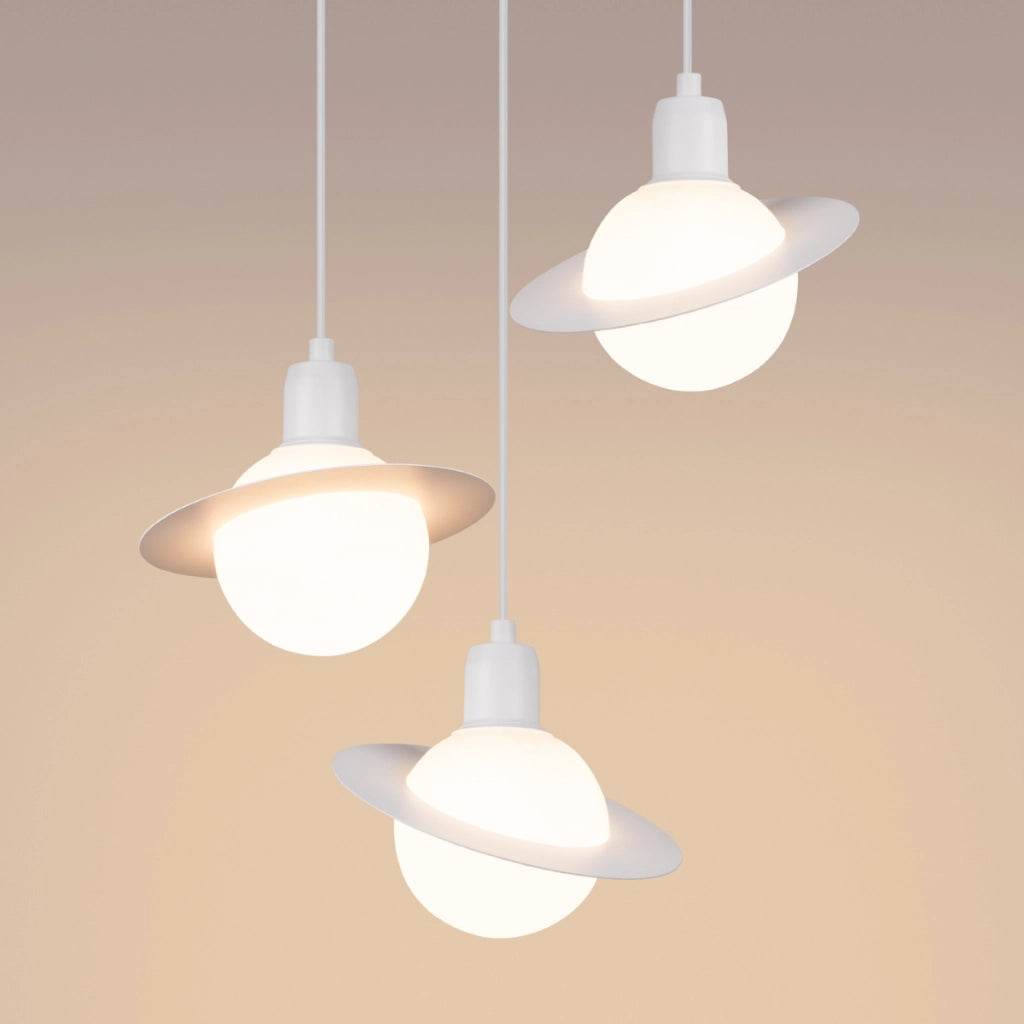Lampada a sospensione HYPERION 1 bianco