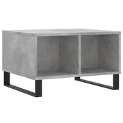 Tavolino salotto | Tavolino da caff¨¨ | Tavolino da Soggiorno Grigio Cemento 60x50x36,5 cm Legno Multistrato