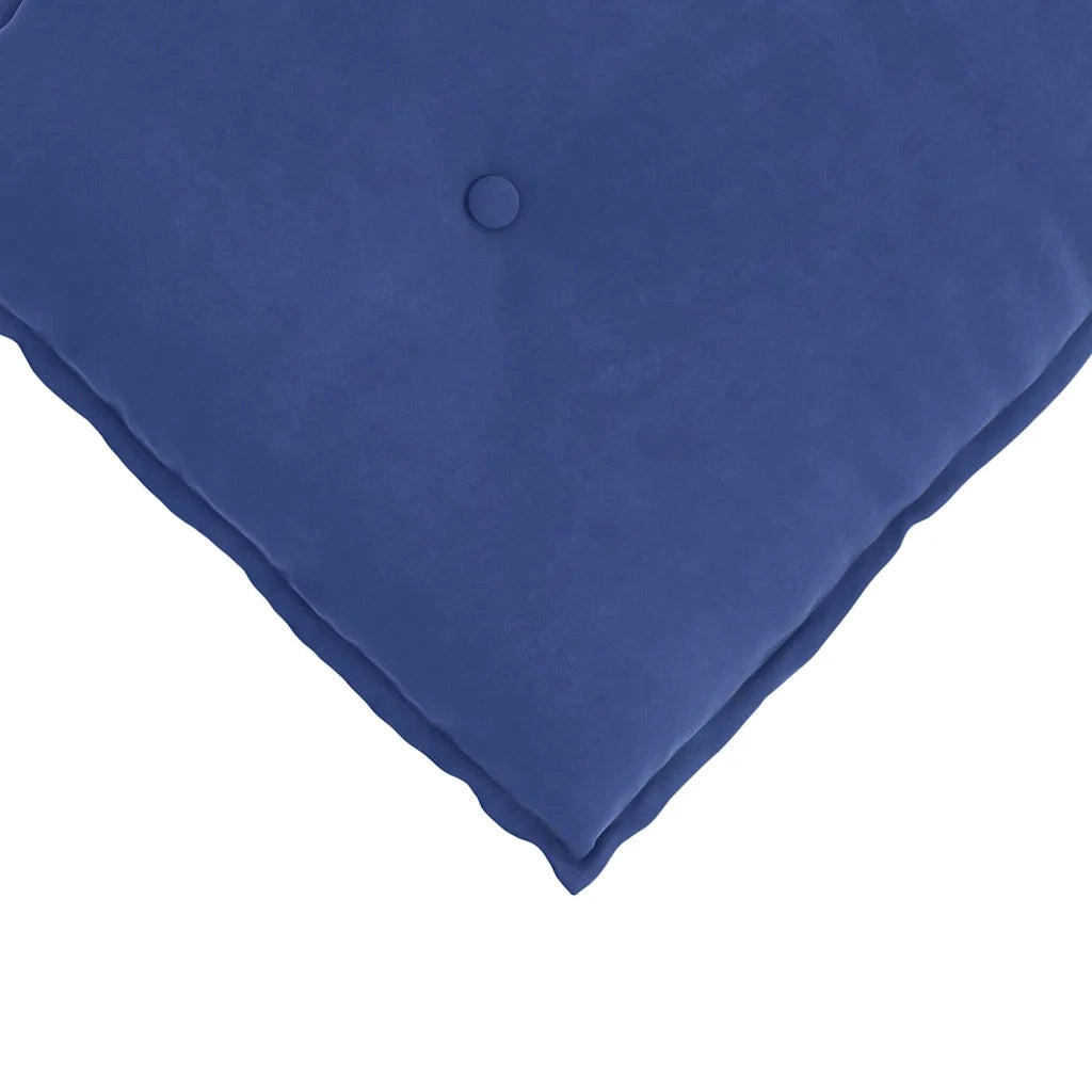Cuscino per Schiena | Cuscino dorsale Blu Polizia 60 x 50 cm Tessuto in Cords