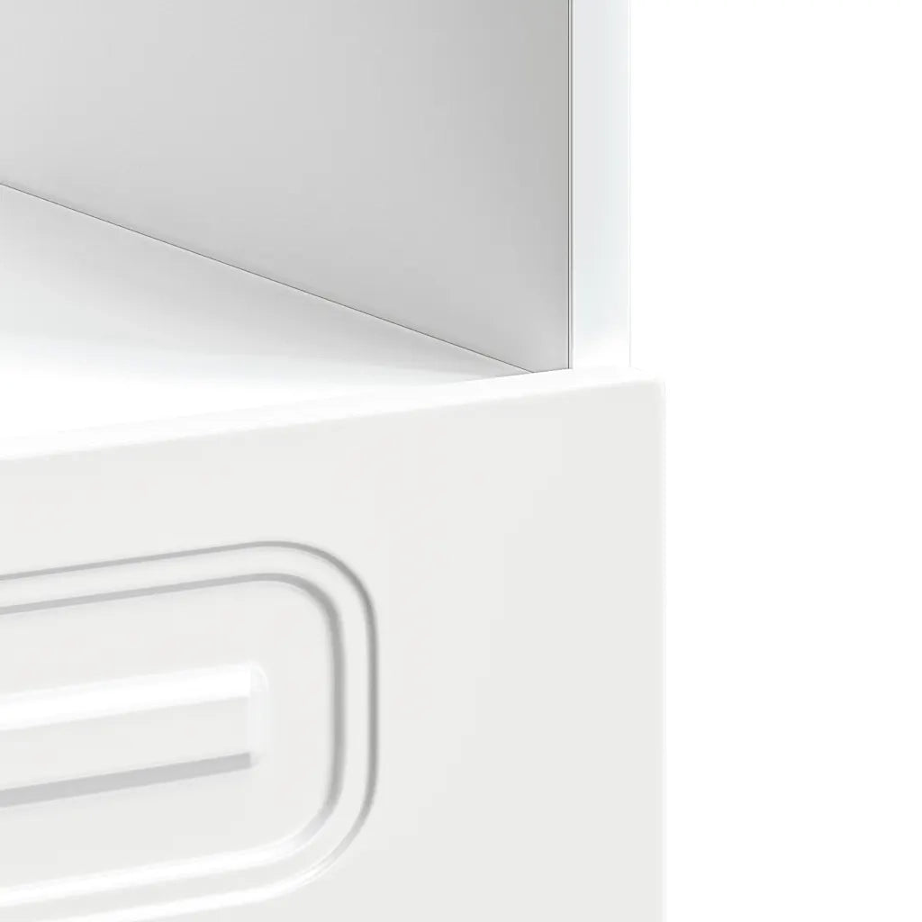 Pensile da cucina | Armadio per Forno Kalmar Bianco Lucido in Legno Multistrato
