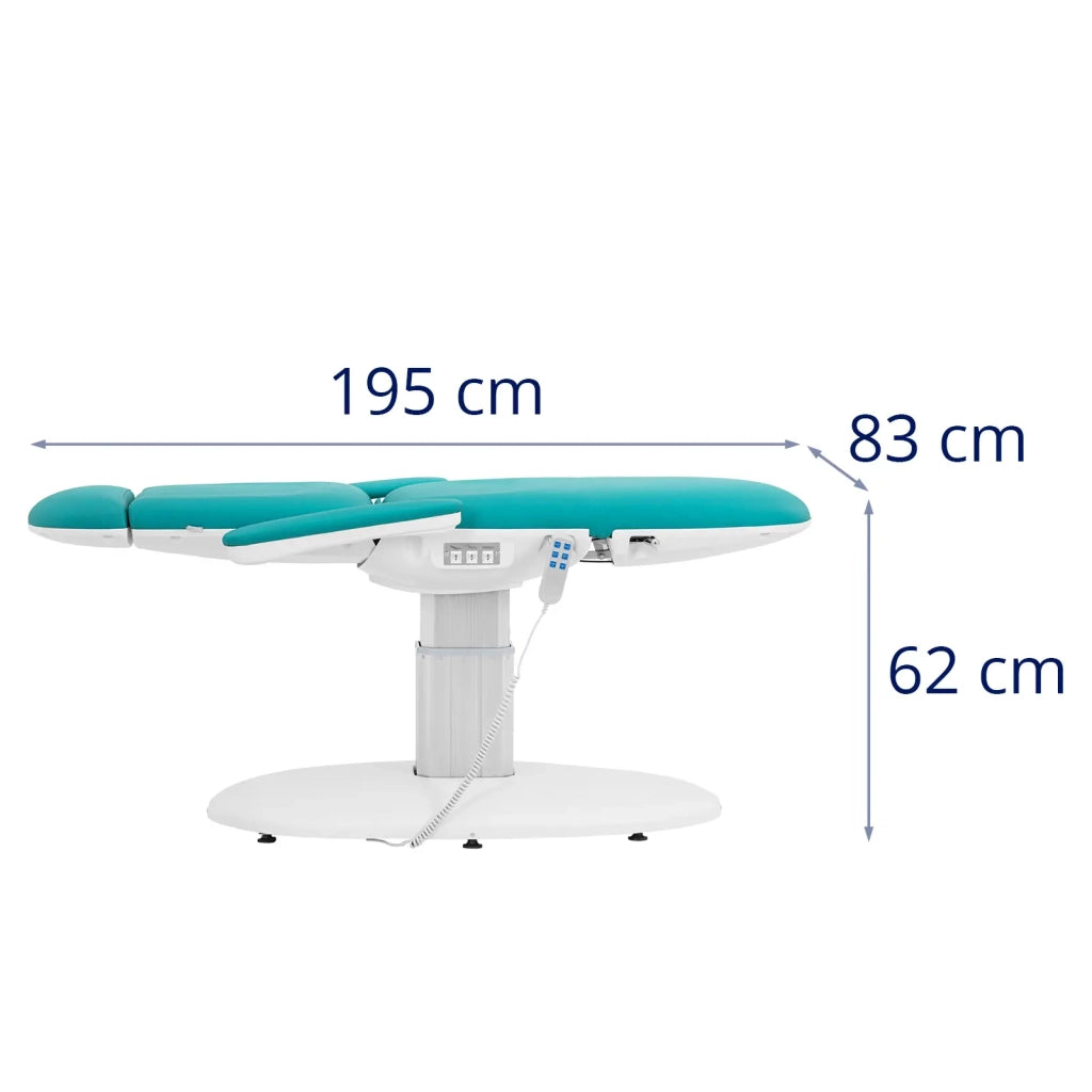 Poltrona estetica 300 watt 3 motori 175 kg PU blu compensato acciaio blu 14_0009000
