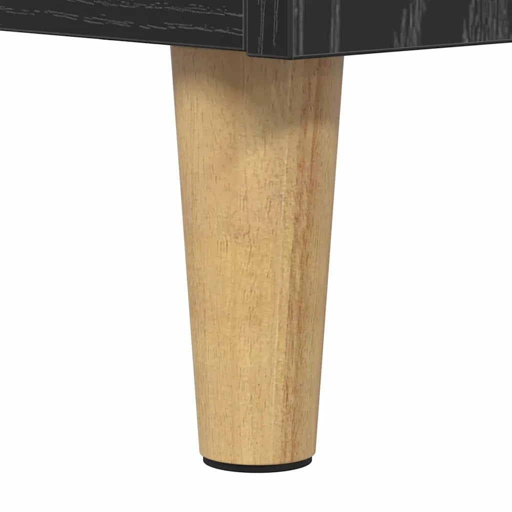 Mobile TV 160 x 35 x 55 cm Rovere Nero Legno ingegnerizzato 881026