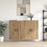 vidaXL Armadi da Muro 2 pcs rovere artigianale 69.5 x 34 x 90 cm