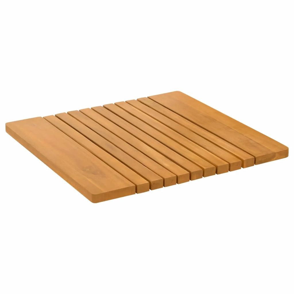 Tappeto da bagno Tinta unita Marrone 52 x 50 cm legno 42025263