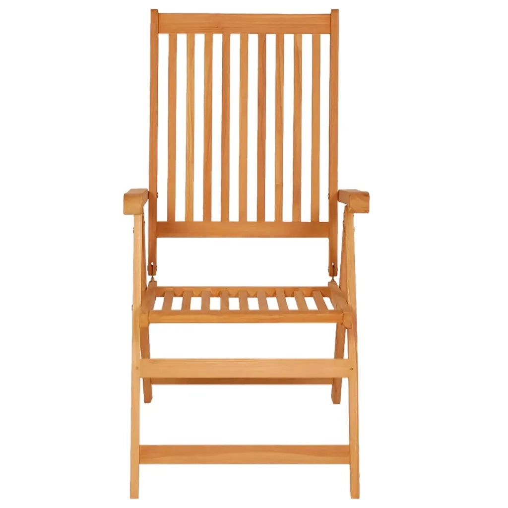 Sedie Giardino 4 pz con Cuscini Grigi a Quadri Massello di Teak cod mxl 75031