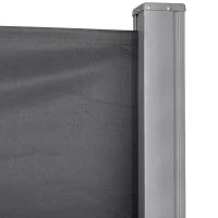 Frangivista da Giardino Estensibile 3x1.8m, Poliestere Anti UV e Alluminio, Grigio