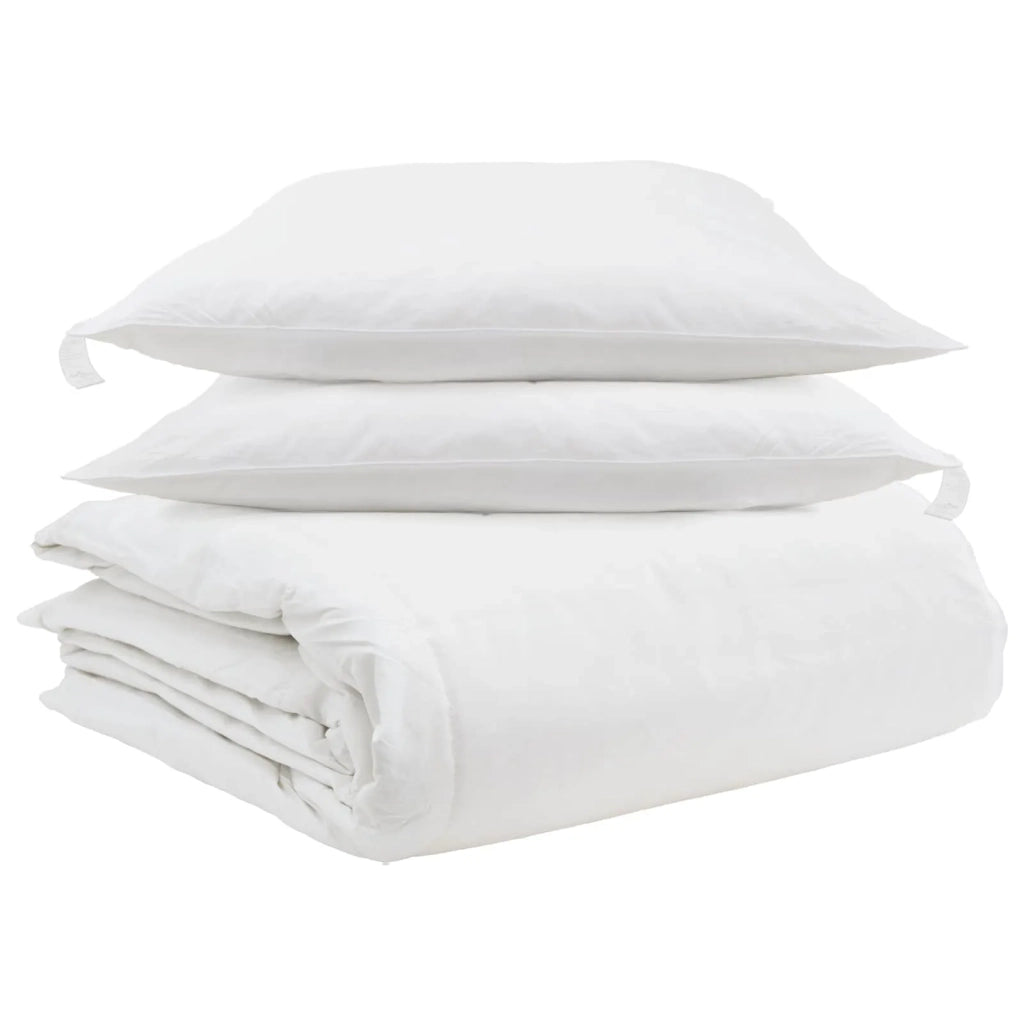 Set di Piumoni con cuscino 3 pcs Bianco Piuma d'anatra 3377002