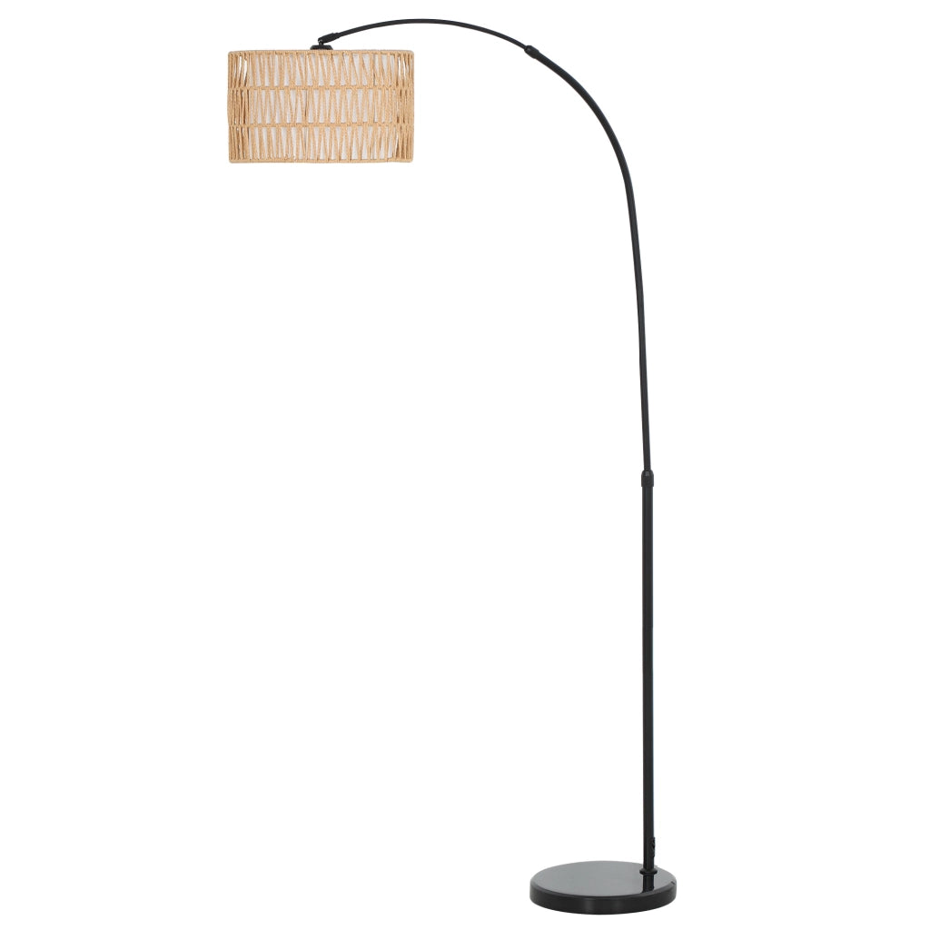 Lampada da terra regolabile in altezza ¨C zephmum ¨C Nero, metallo
