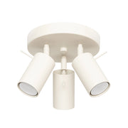 Plafoniera beige rotonda Ø20 TORQUE 3xGU10 Pure Lume