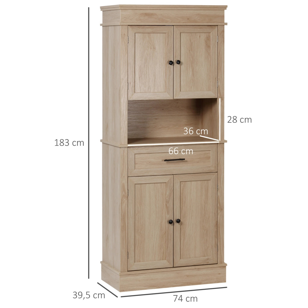 Armadio da cucina ¨C zephmum ¨C rovere chiaro 74x39.5x183