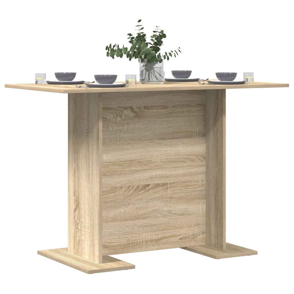 Tavolo da pranzo  in rovere Sonoma 110x60x75 cm in legno ingegnerizzato