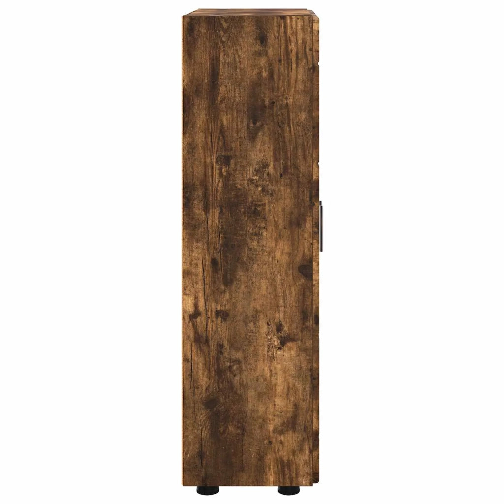 Credenza con lo scaffale FLORIN Rovere fumé 55,5 x 29 x 100 cm 880256