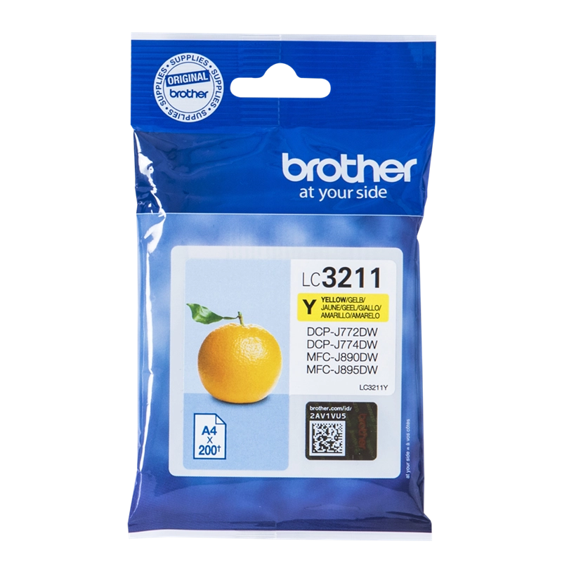 Brother LC3211Y cartuccia d'inchiostro 1 pz Originale Resa standard Giallo