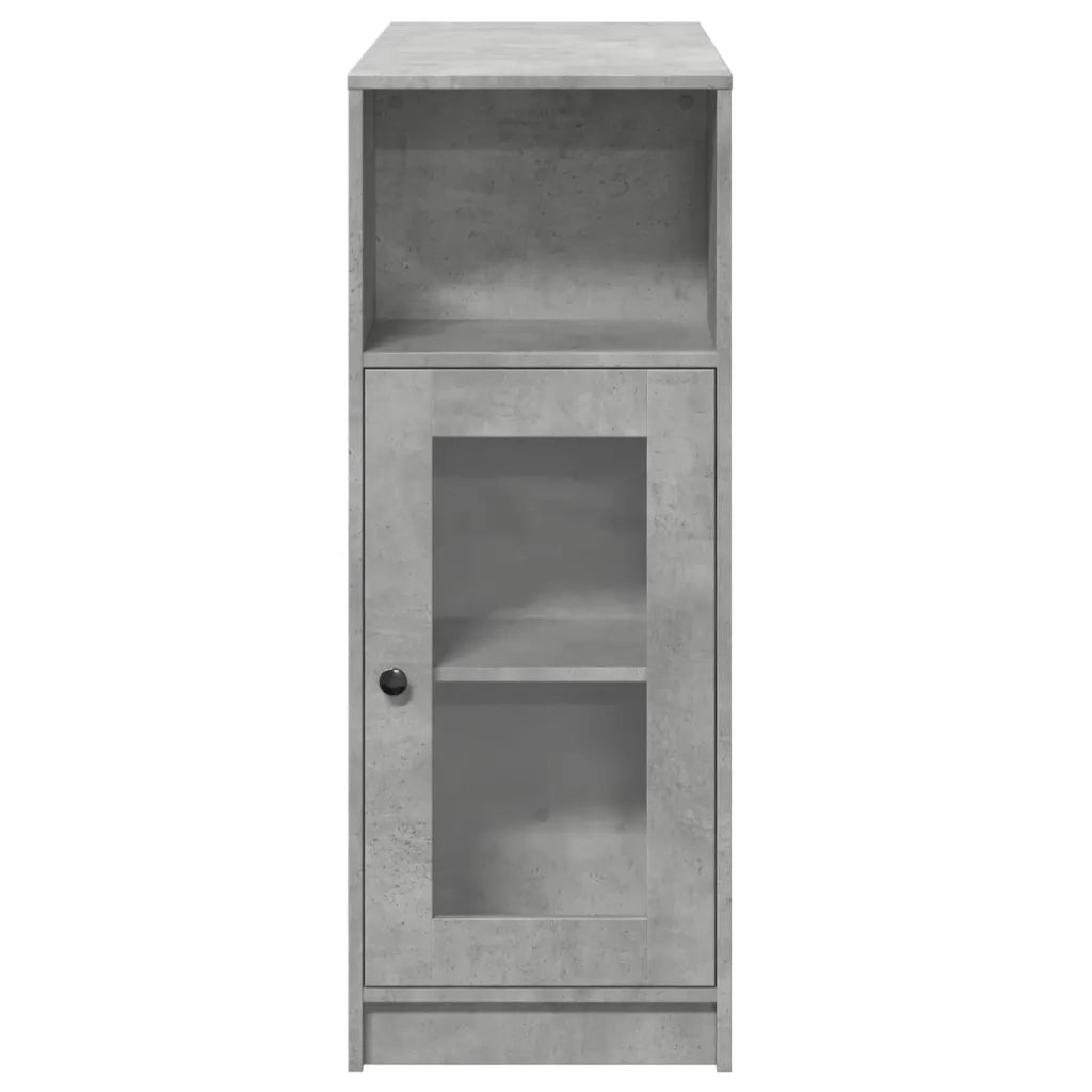 Tavolo Bar con Rastrelliera Grigio 101x40x103,5 cm Multistrato