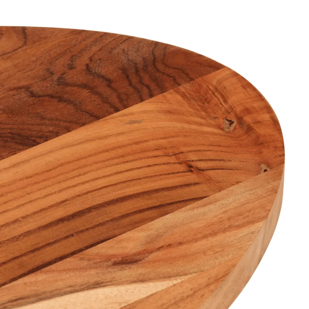 Piano Tavolo 100x40x2,5 cm Ovale in Legno Massello di Acacia 370800
