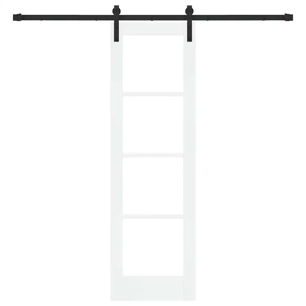 Porta scorrevole ORKDAL Bianco e Nero 61 x 198,5 cm 3331846