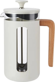 Caffettiera a Stampa 8 Cavi| Vetro di Borosilicato Resistente al Calore| Progettata per un Utilizzo Durevole per Caffè e Tè