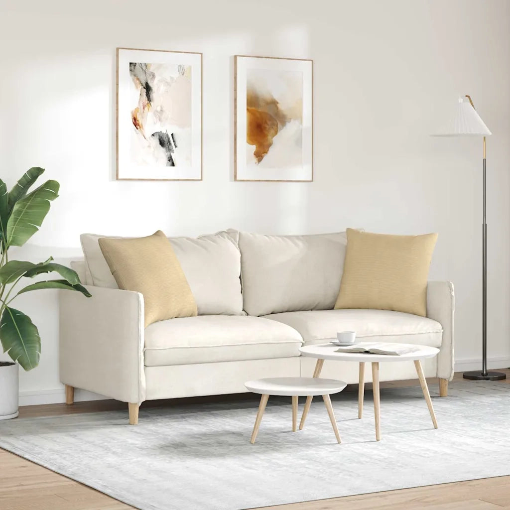 Cuscini da Divano 2 pz | Cuscini per sedie Grigio Verde 50 x 50 cm
