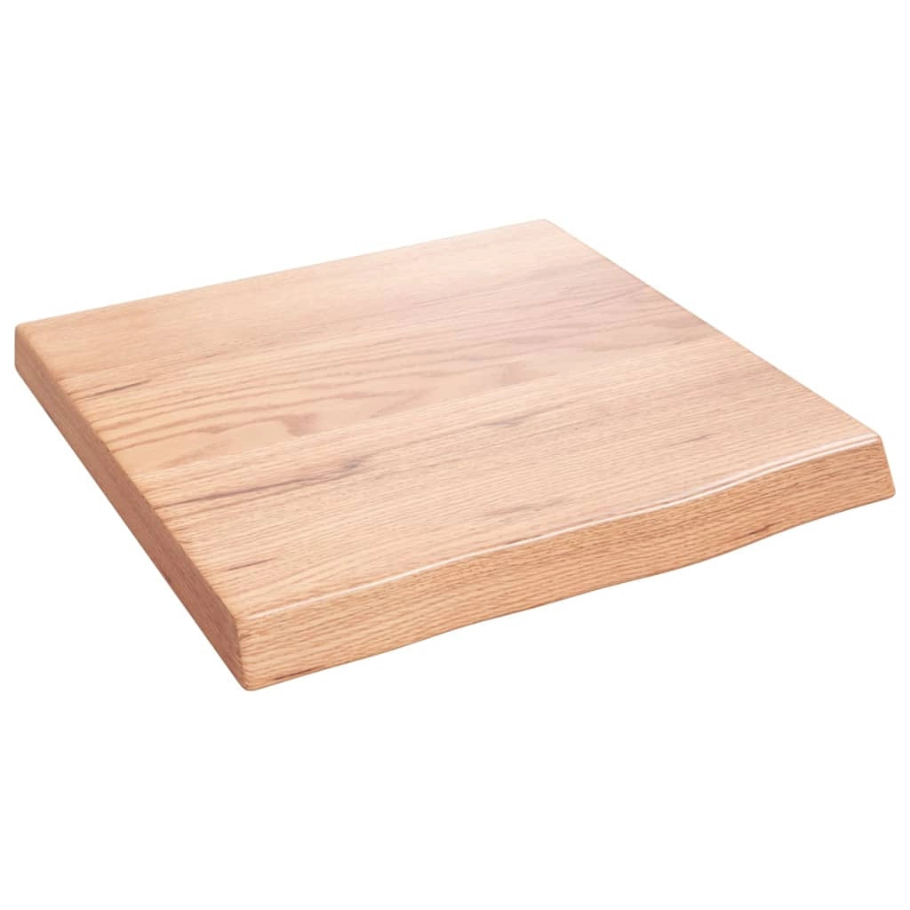 Piano Bagno Marrone 40x40x(2-4) cm Legno Massello Trattatocod mxl 102792