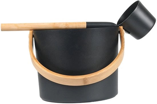 Emicemetteria per Sauna in Alluminio da 7 Litri - Saunalepel - Accessori per Sauna - di Lusso - Duraturo e Resistente - Emicemetteria per Sauna