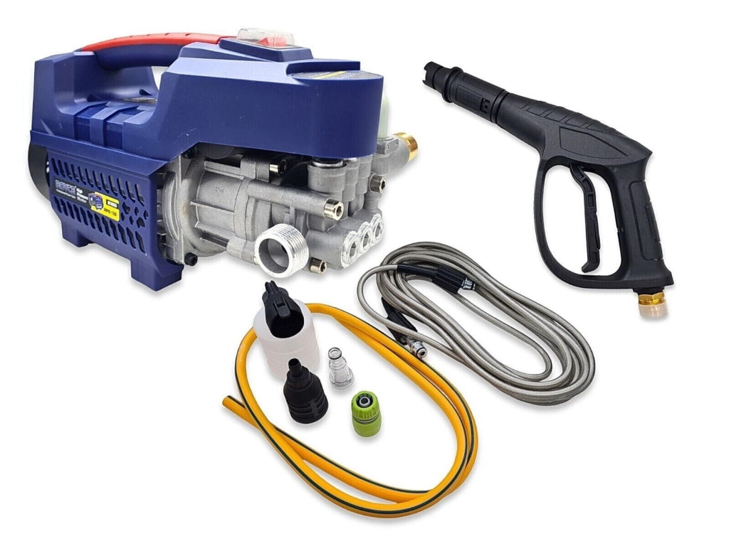 Idropulitrice elettrica compatta 1200W 100 BAR 7L/Min completa di accessori RHPW