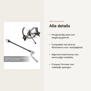 Accessori per bicicletta - Spia da bicicletta in acciaio inossidabile - Compact - Resistente - Duraturo - 165 mm Lunghezza
