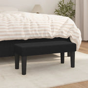 Panca-Sgabello Nera 70x30x30 cm in Tessuto 220627