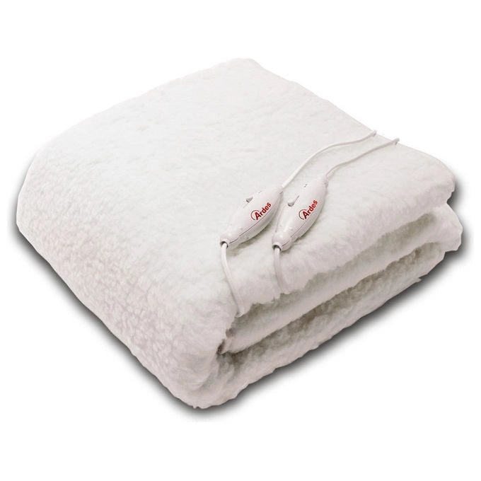 Ardes AR422 Morpheo Scaldaletto Matrimoniale 120W 100% Lana 160x150cm 2 temperature colore Bianco
