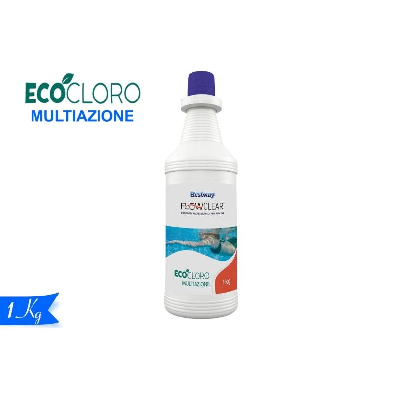 ECO-CLORO 10 AZIONI 1KG PER PISCINE BESTWAY