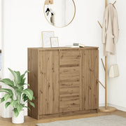 Credenza con Cassetti Rovere Artigianale 100,5x35x98,5 cm 3328461
