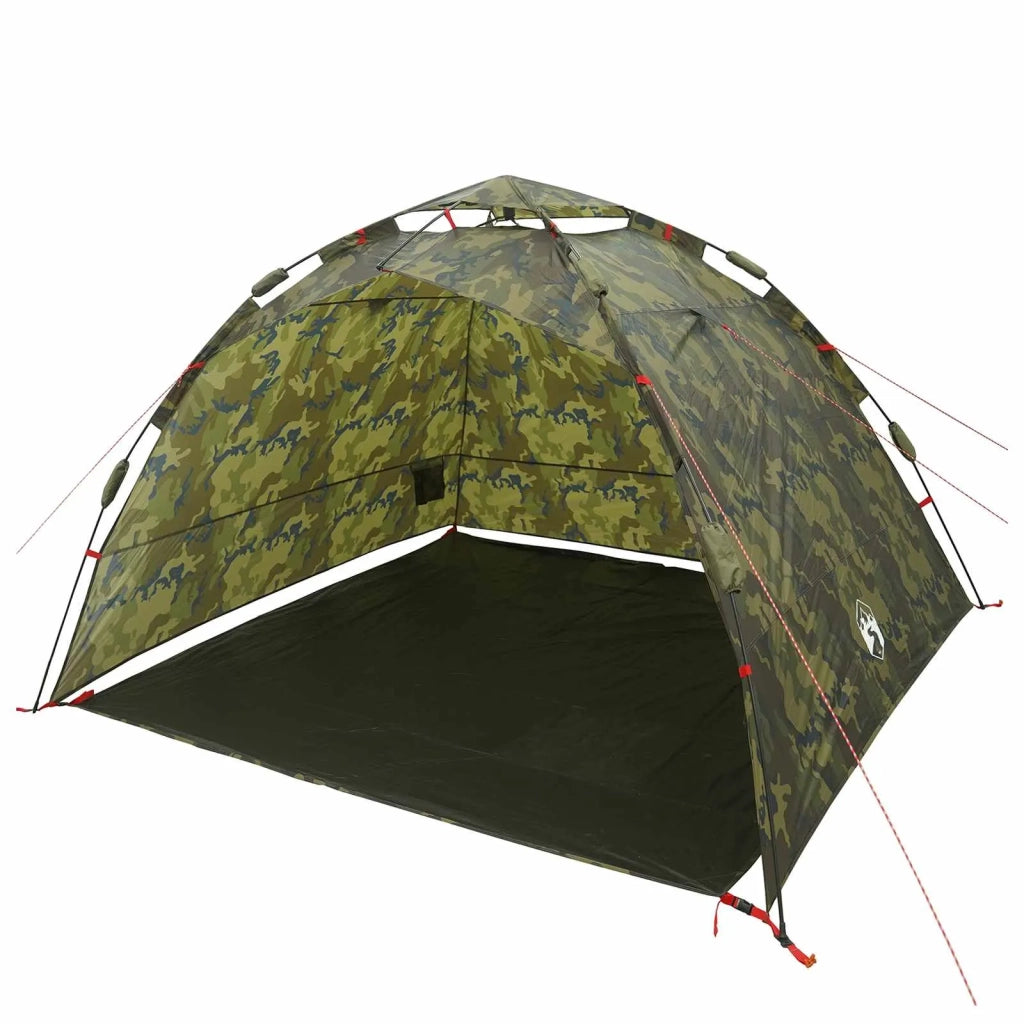 Tenda da pesca con rilascio rapido 4 persona Camouflage Leggero 42042279