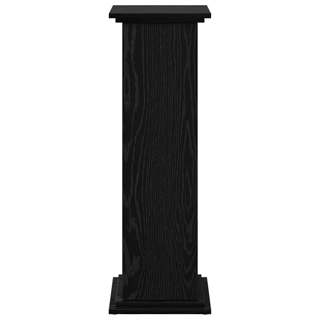Supporto di esposizione con porta Rovere Nero 31 x 30 x 90 cm 869245