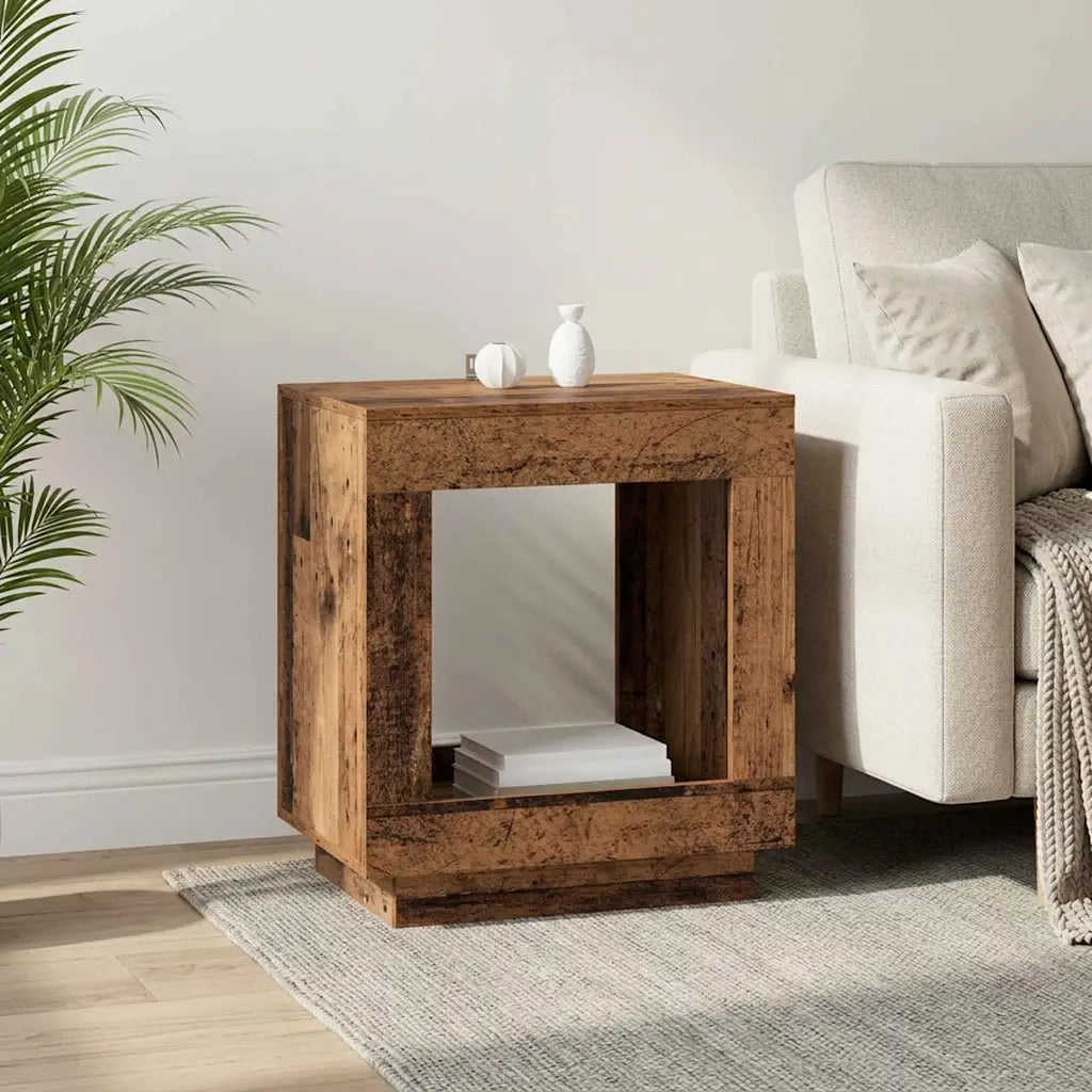 Tavolo laterale Legno vecchio 60 x 40 x 65 cm 899901