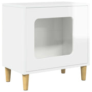 Casa per Gatti Bianco Lucido 51 x 30 x 52 cm Legno multistrato CFW4058216