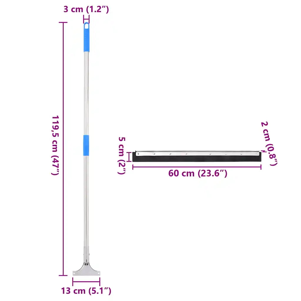 Tergipavimento 60x122,5 cm in Acciaio e Gomma CFW9607822