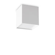 Plafoniera Contemporanea Kubiko Alluminio Bianco Led Integrato 10W 3000K Ip20