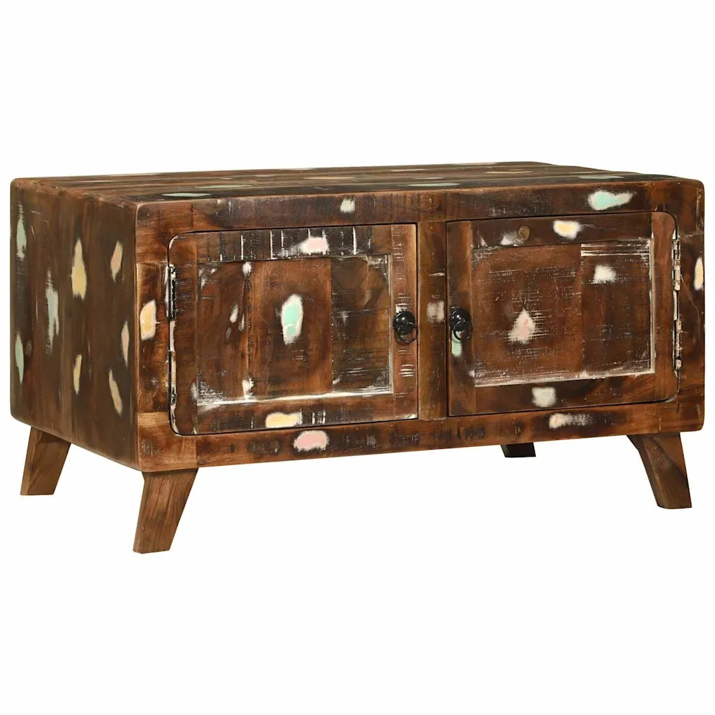 Tavolino da salotto Multicolore Legno Recuperato Massello 4104537