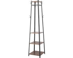 Capistallo - Capistallo - Verticale - Capistallo per cappotti - Appoggio per abiti - Appoggio per capi - Misto marrone/nero