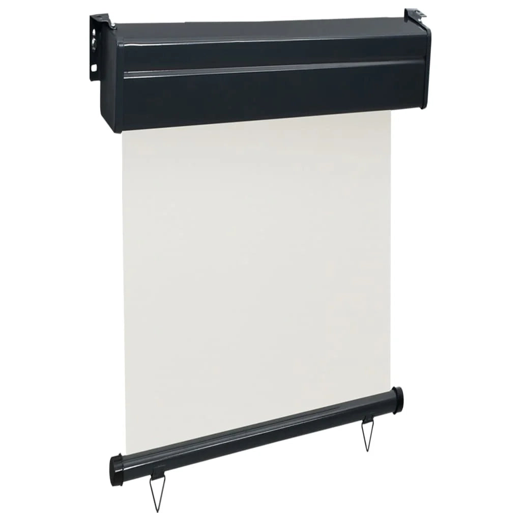 Tenda da sole laterale retrattile/schermo privacy per patio giardino terrazza balcone 60 x 250 cm crema 02_0007033