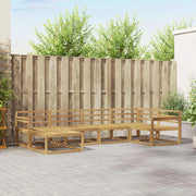 Set di divani da esterno 6 pcs Bianco 327 x 168,5 x 73 cm 3386678