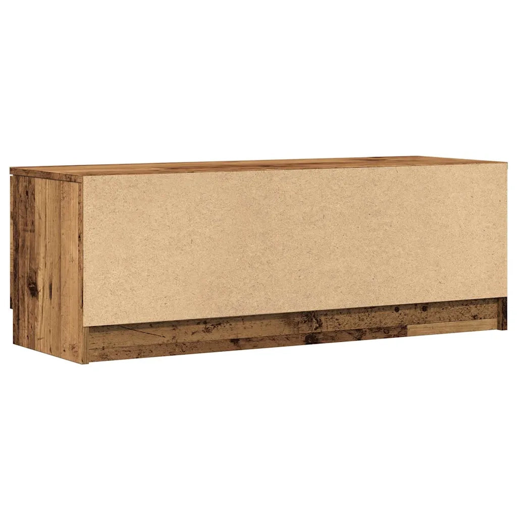 Mobile Porta TV Legno Vecchio 102x35x36,5 cm Legno Multistrato 856858