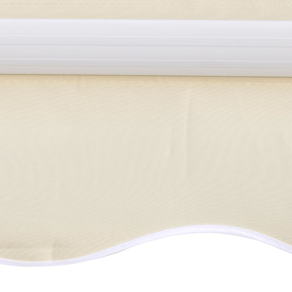 Tenda da Sole | Tenda Parasole in Tela Crema 3 x 2,5 m (Telaio non Incluso)