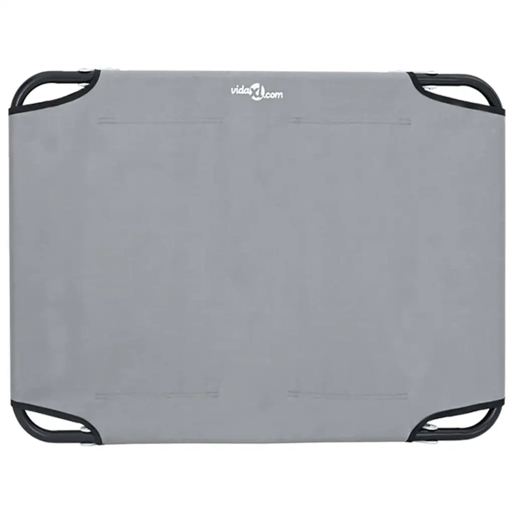 Letto per Cani Grigio chiaro 80 x 55 x 18 cm Acciaio CFW4670206