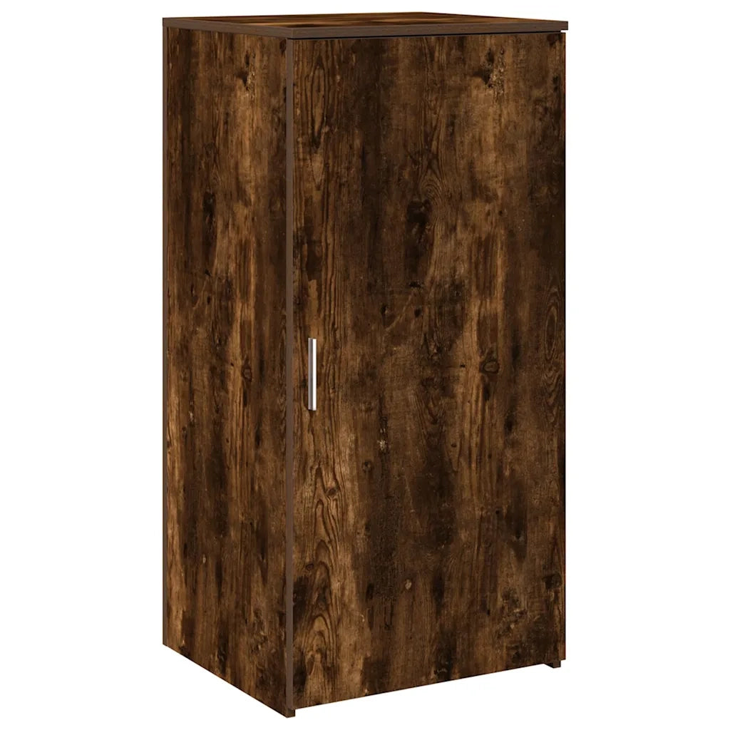 Mobile Portaoggetti Rovere Fumo 50x45x103,5 cm in Truciolato 859046