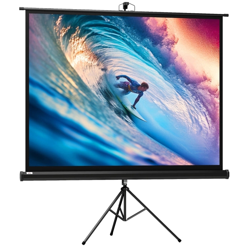 SCHERMO PER PROIEZIONE 4:3 171x131 cm Nero per casa e ufficio