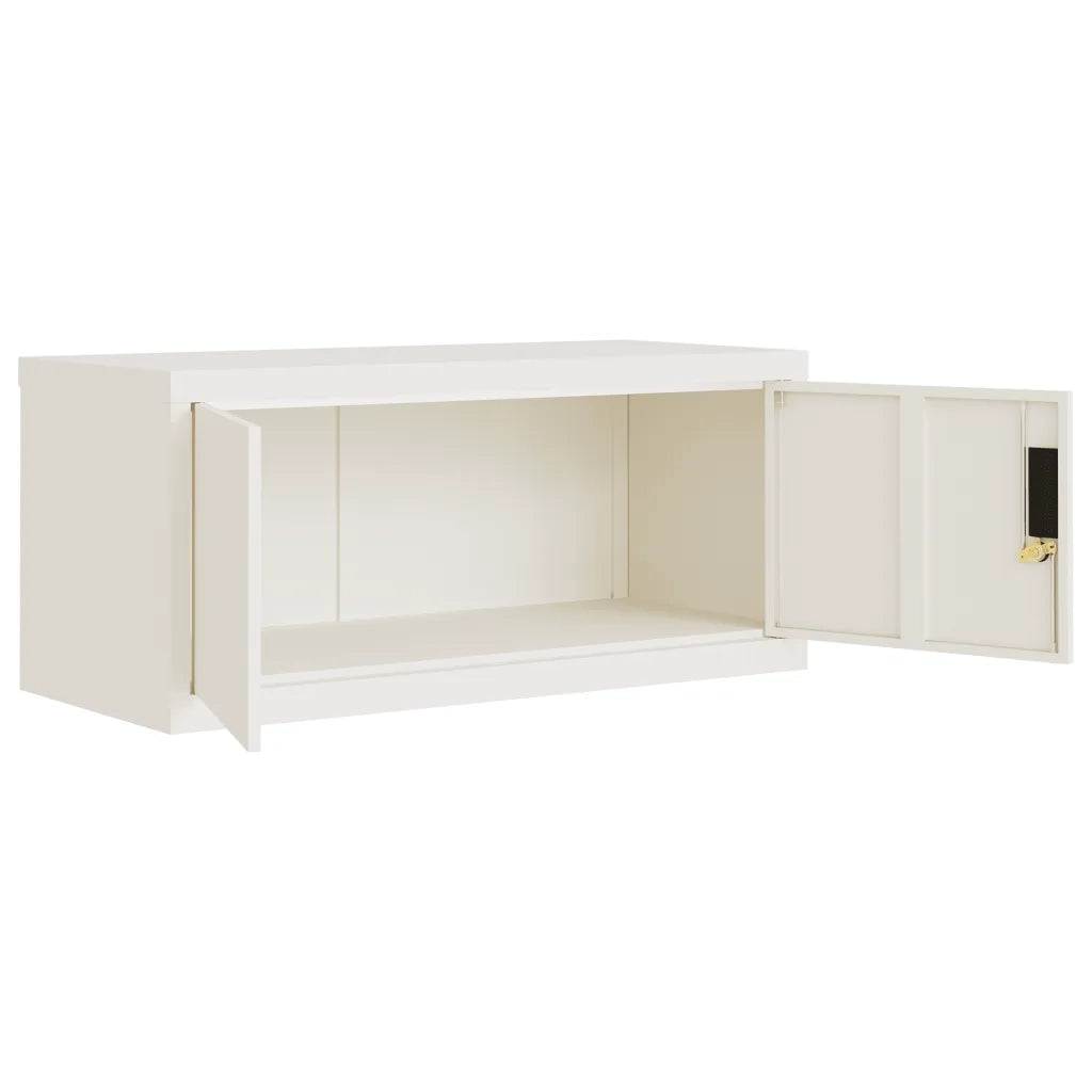 Armadio Classificatore Bianco 90x40x110 cm in Acciaio 3188310